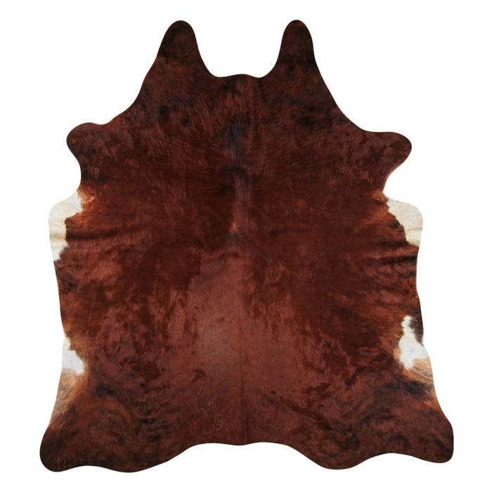 Hair-On Cowhide Rug Brown