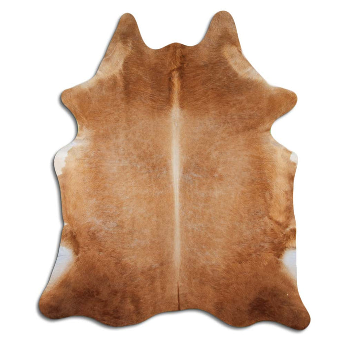 Tapis Peau De Vachette Poil Caramel