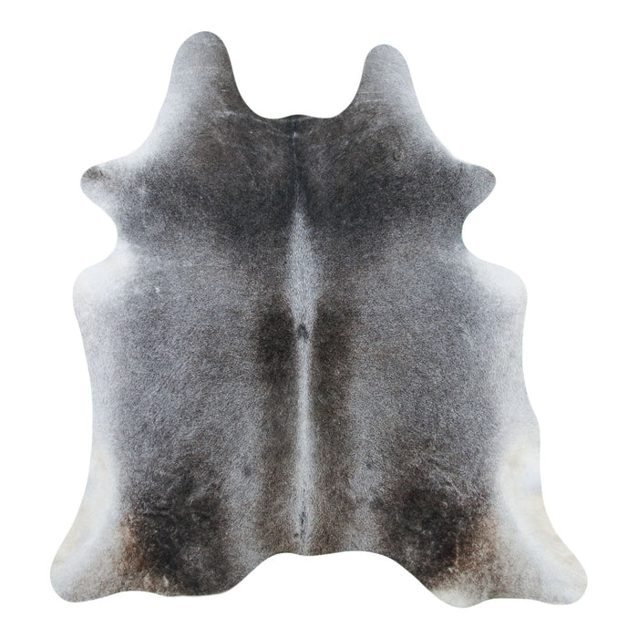 Hair-On Cowhide Rug Grey