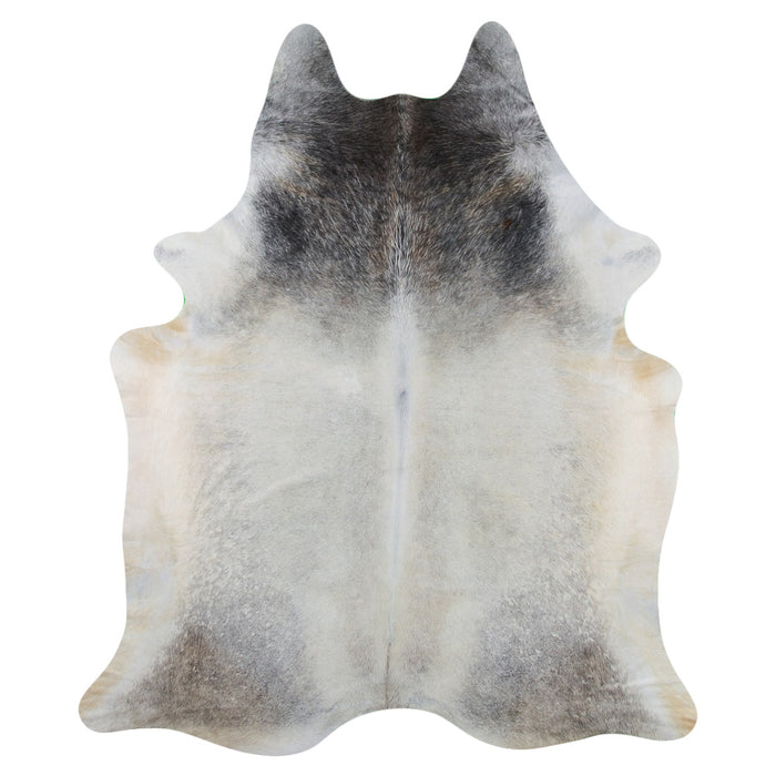 Hair-On Cowhide Rug Grey