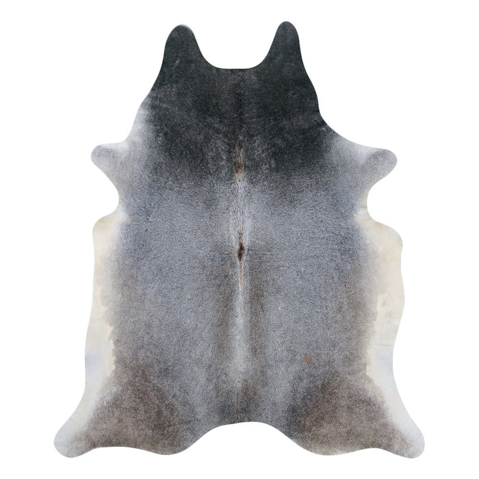 Hair-On Cowhide Rug Grey