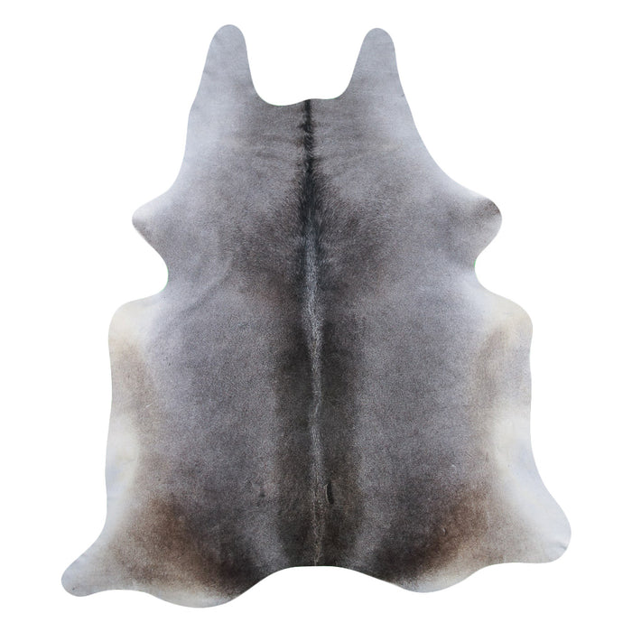 Hair-On Cowhide Rug Grey