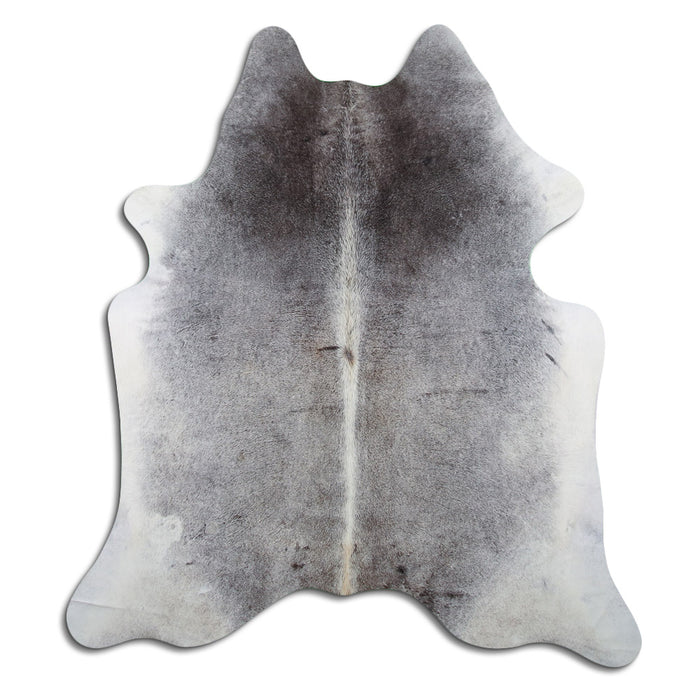 Hair-On Cowhide Rug Grey