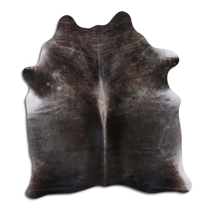 Hair-On Cowhide Rug Grey