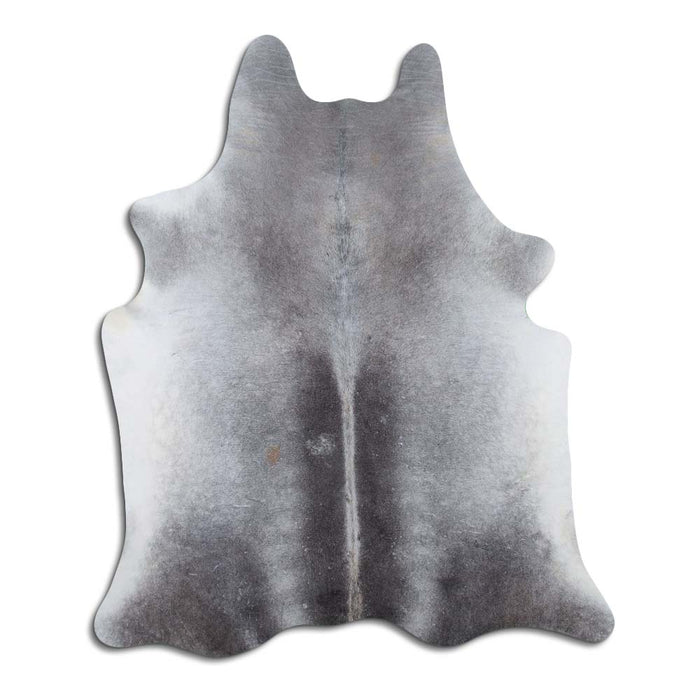 Hair-On Cowhide Rug Grey