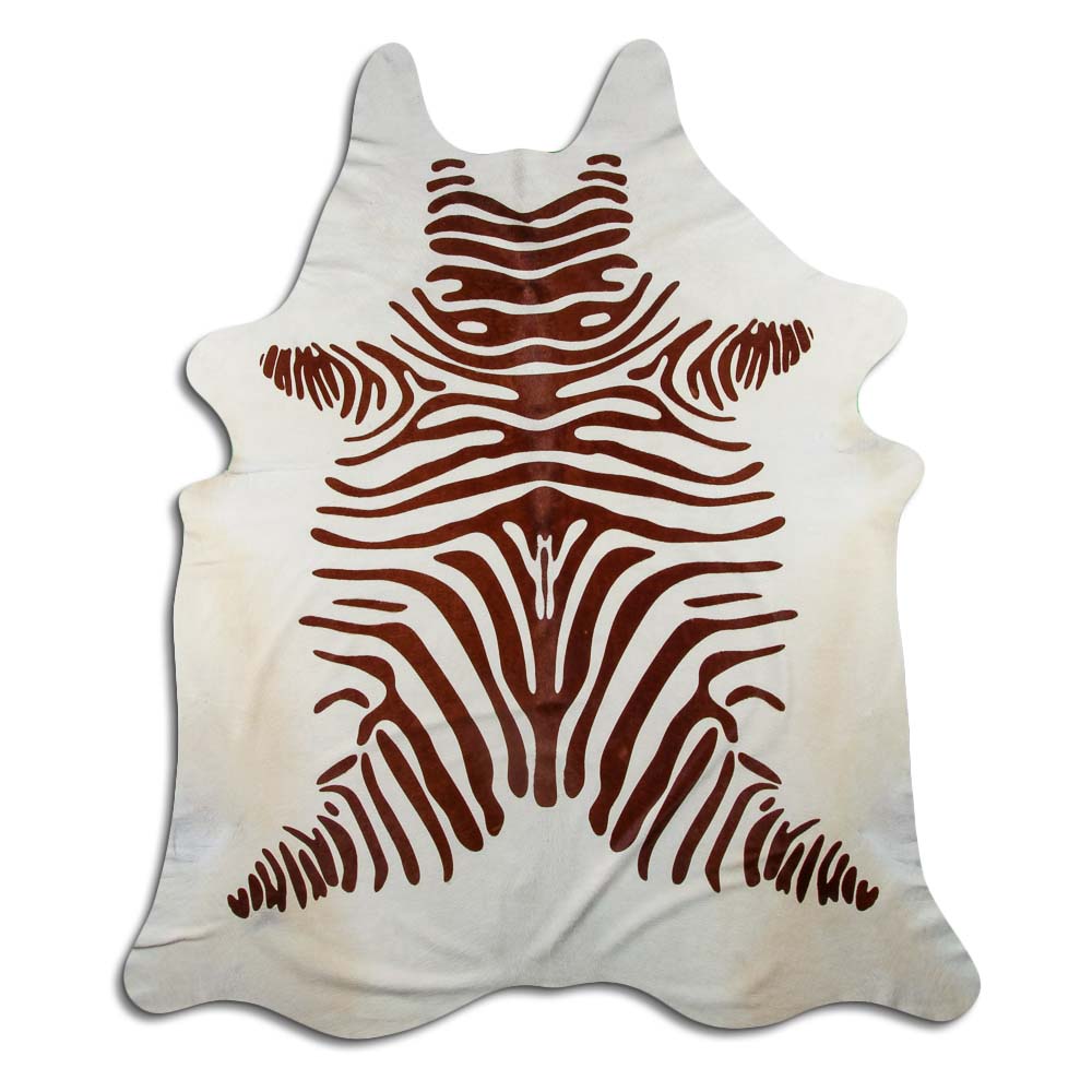 Zebra Print One-of-a-kind Hair-On Rugs