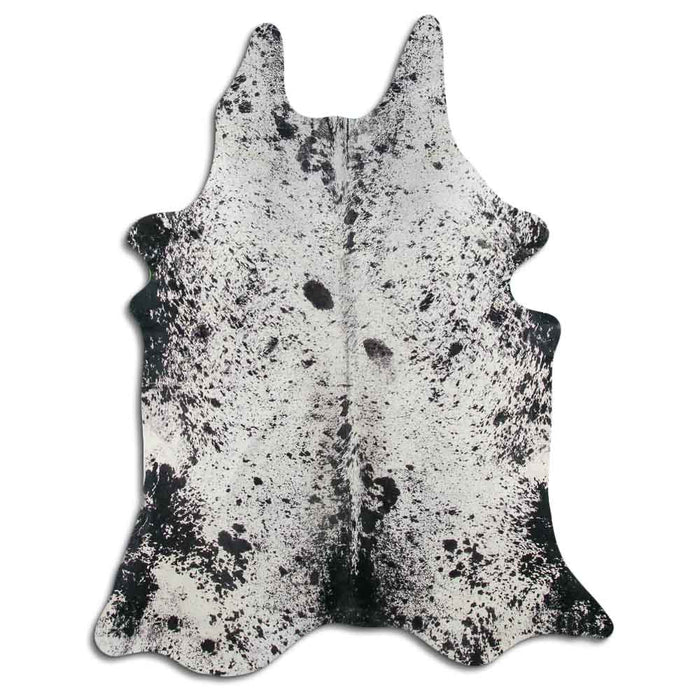 Hair-On Cowhide Rug Printed Salt And Pepper