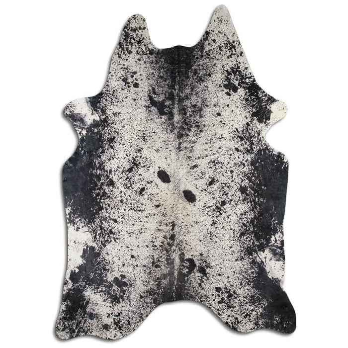 Hair-On Cowhide Rug Printed Salt And Pepper