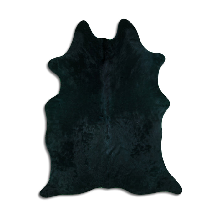 Hair-On Cowhide Rug Dyed Emerald Green