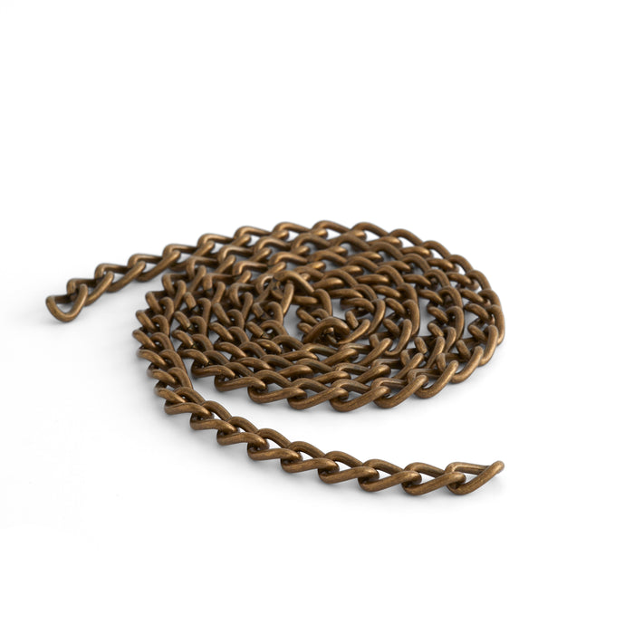 Steel Chain Antique Nickel Plate from Tandy Leather 1106-02