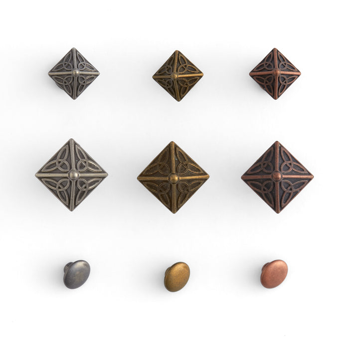 Rectangular Pyramid Rivets Celtic Pyramid Rivets 6 Pack — Tandy Leather, Inc.
