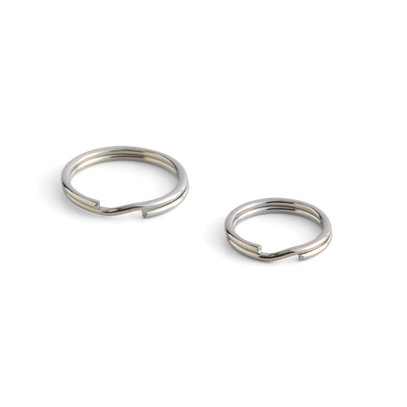 Anneaux fendus sans nickel Lot de 10