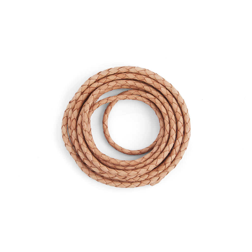 Braided leather Cord Vintage Gold Copper Color--jewelry  supplies--5mm--Copper-Quality Braided Leather Strand--Buy online Craft  Supplies---5M