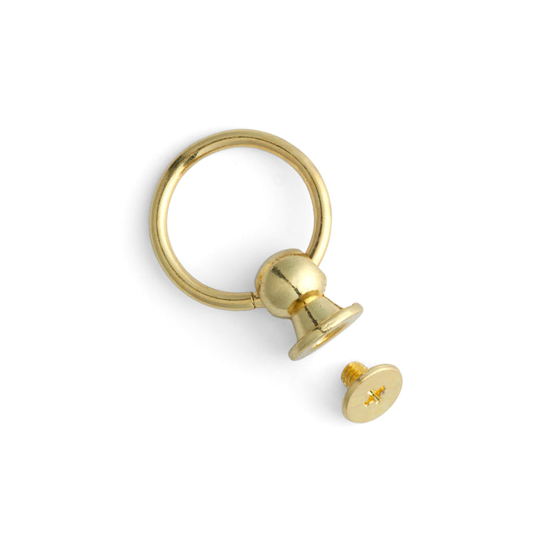 Bouton décoratif à rivet avec boucle