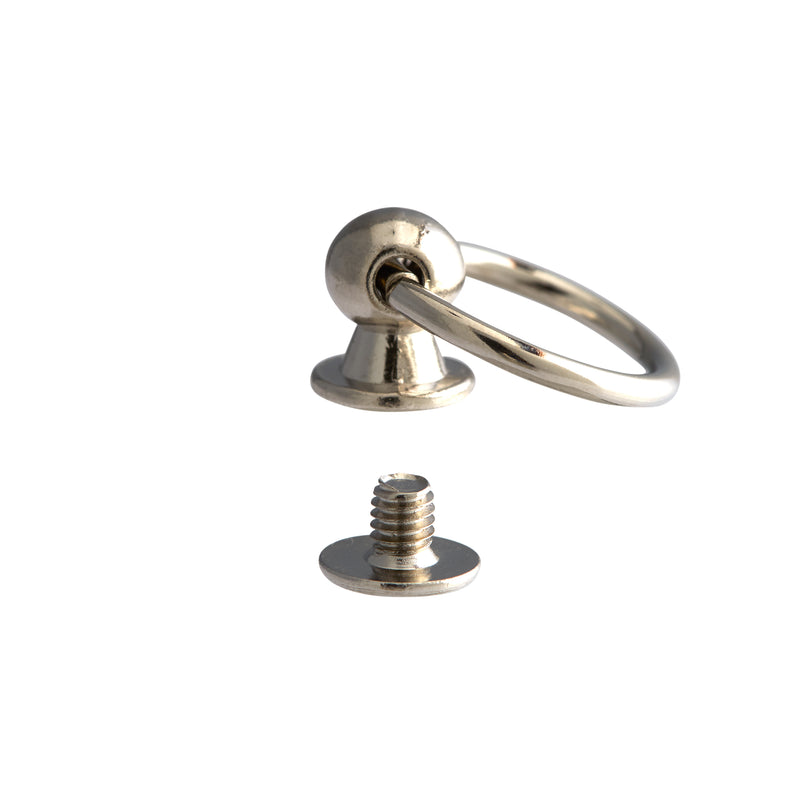 Bouton décoratif à rivet avec boucle