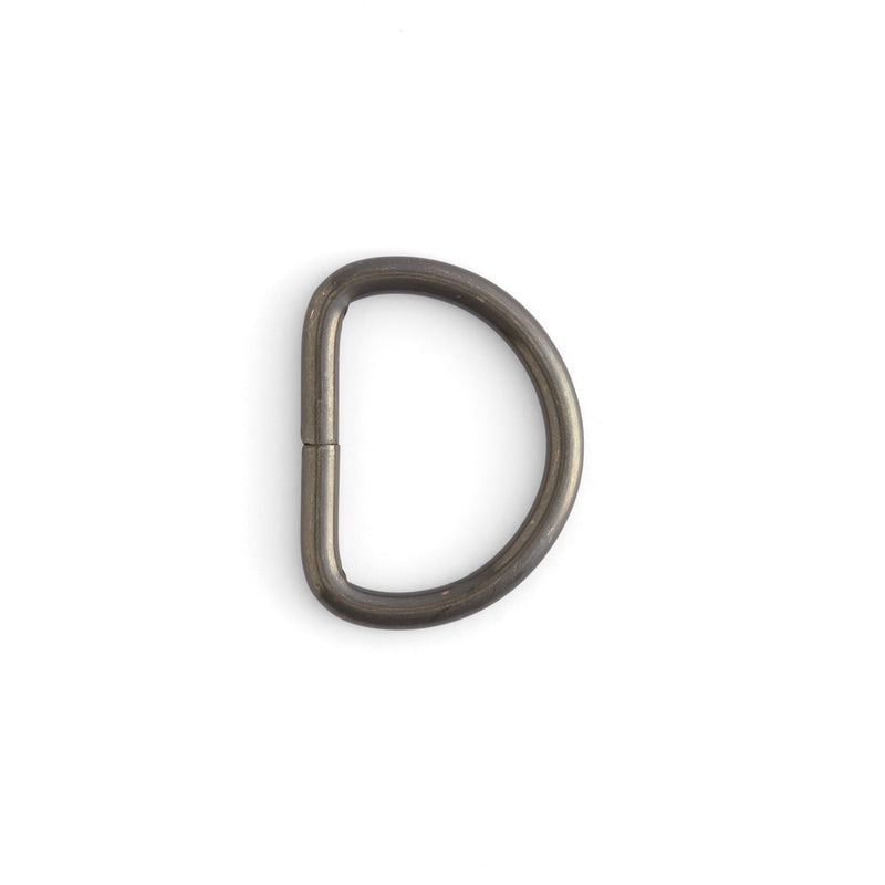 D-Rings 6 pack Antique Nickel Plate / 1-1/4