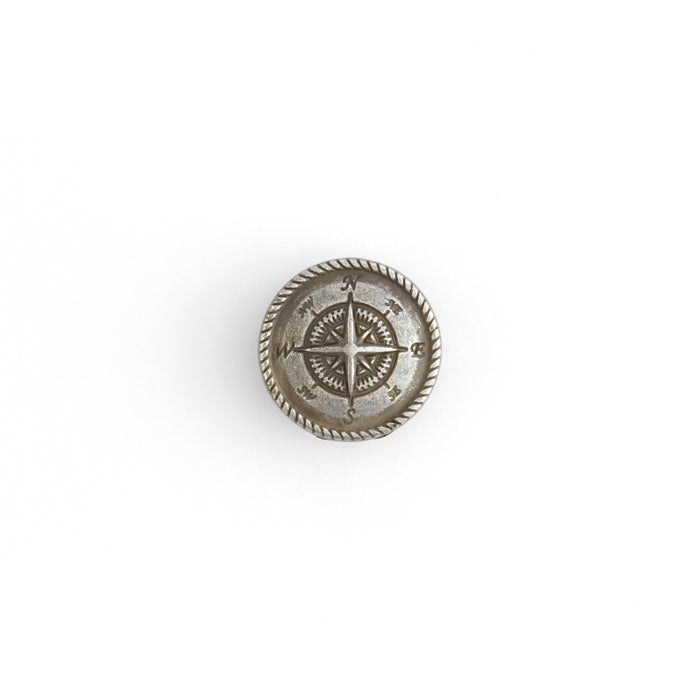Compass Button Concho