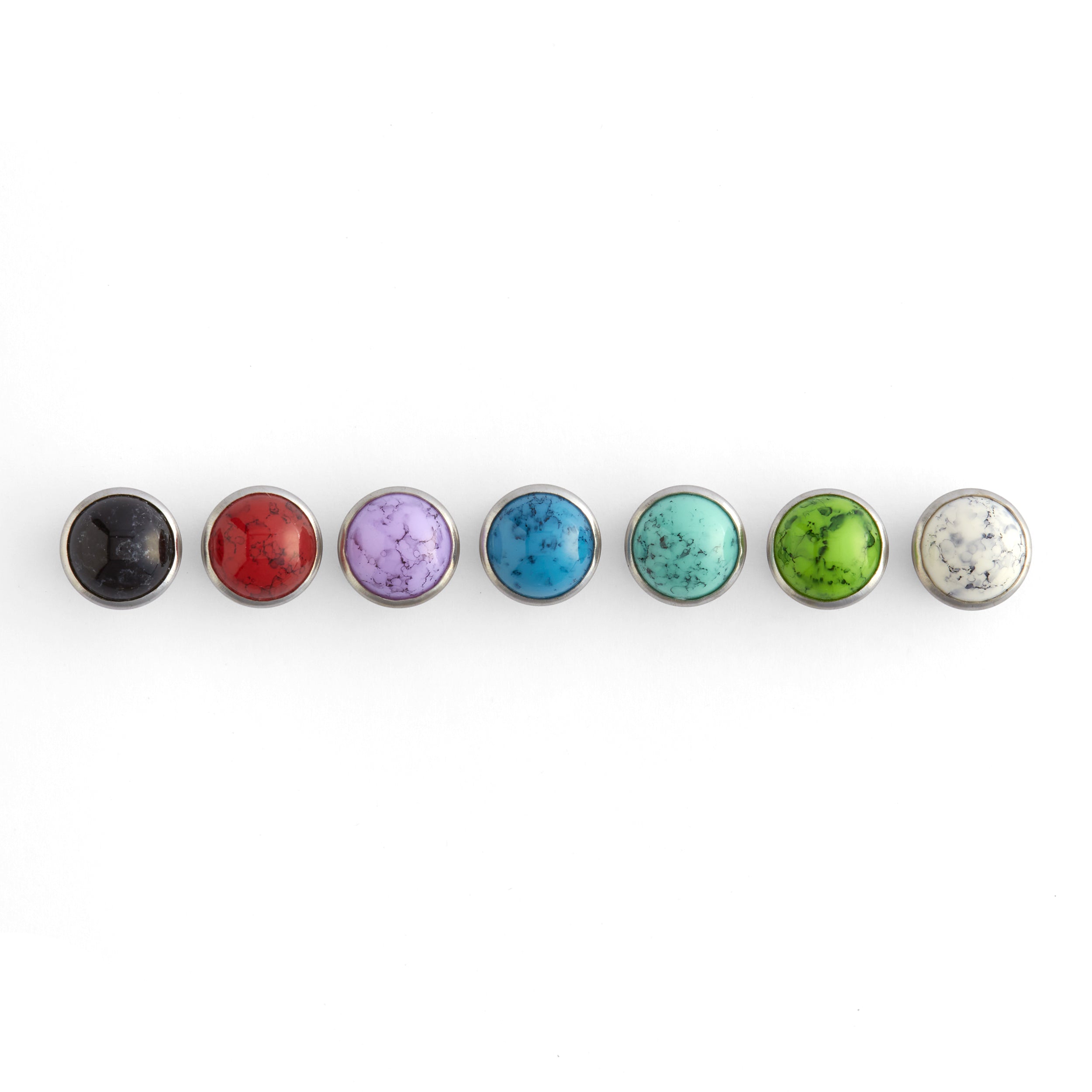 Synthetic Stone Dome Rivets 10 Pack | Tandy Leather — Tandy