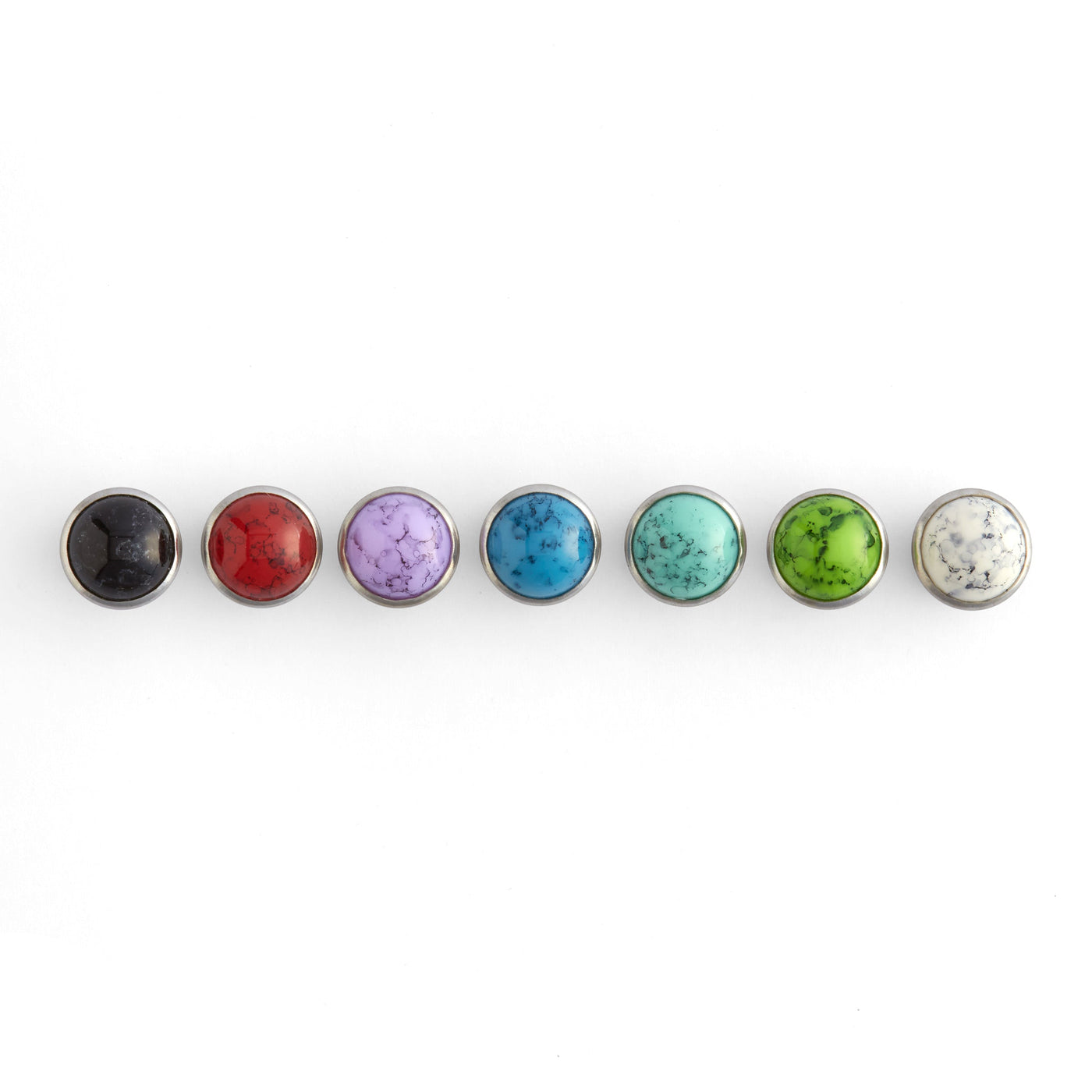 Synthetic Stone Dome Rivets 10 Pack — Tandy Leather, Inc.