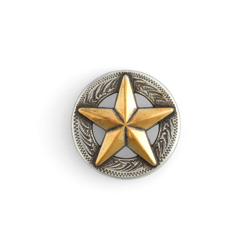 Conchos estrella de Texas 3-D