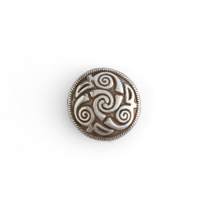 Concho celtique en spirale Lindisfarne