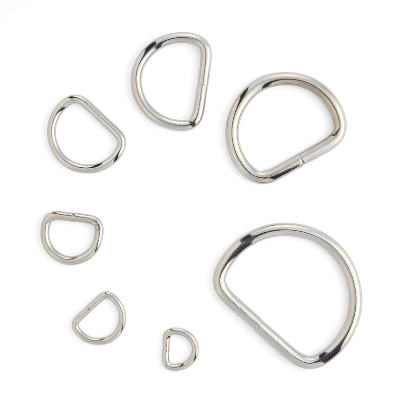 D-Rings 6 pack Antique Copper Plate / 1-1/2