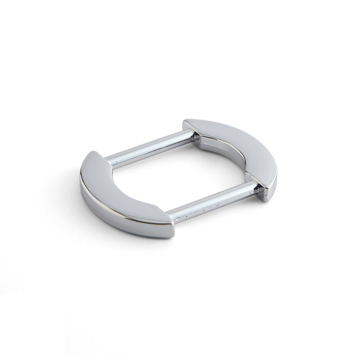 Flat Arch Strap Ring Nickel Plate