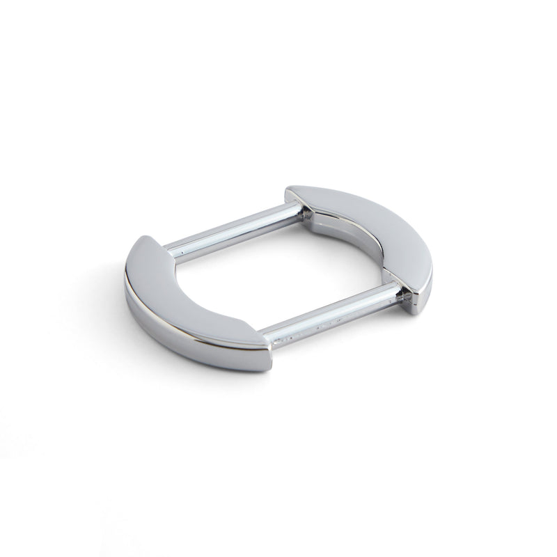 Anillo de correa de arco plano niquelado