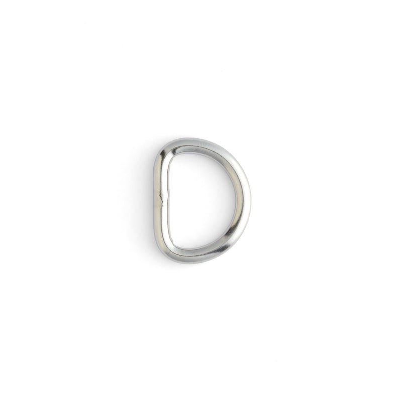 Anillo en D de acero inoxidable