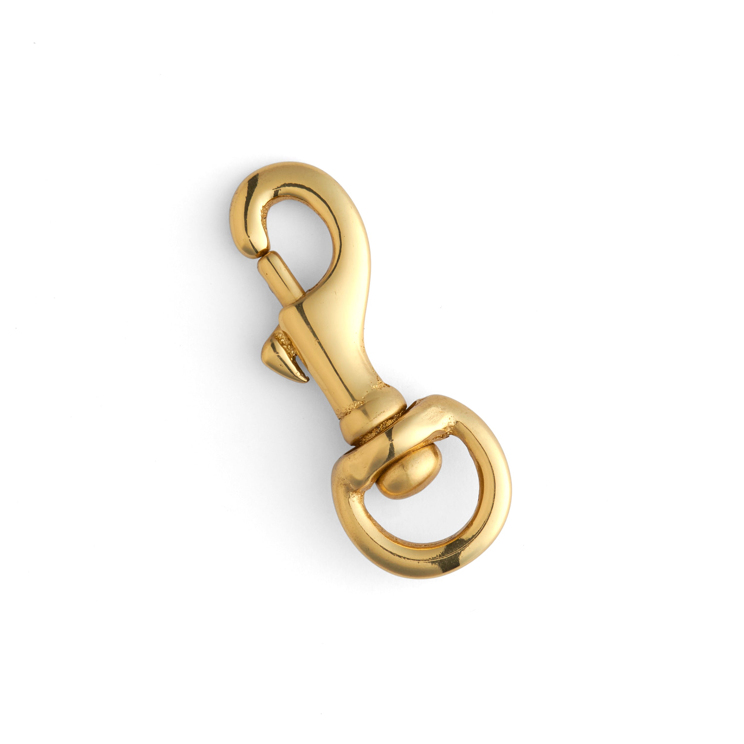 Brass Small Spring Snap — Tandy Leather, Inc.