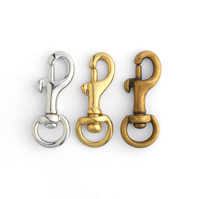 Brass Small Spring Snap — Tandy Leather, Inc.