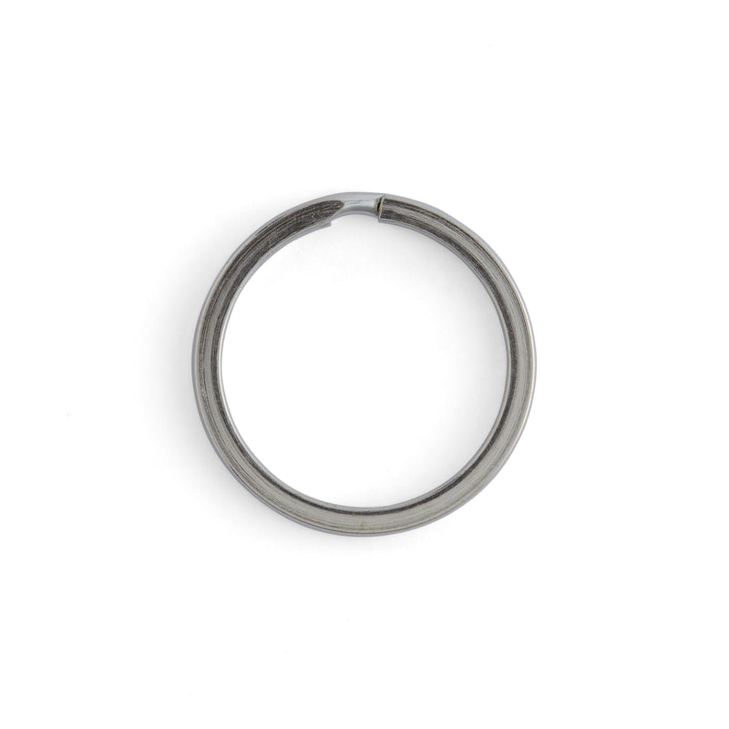 Porte-clés plat plaque sans nickel paquet de 10