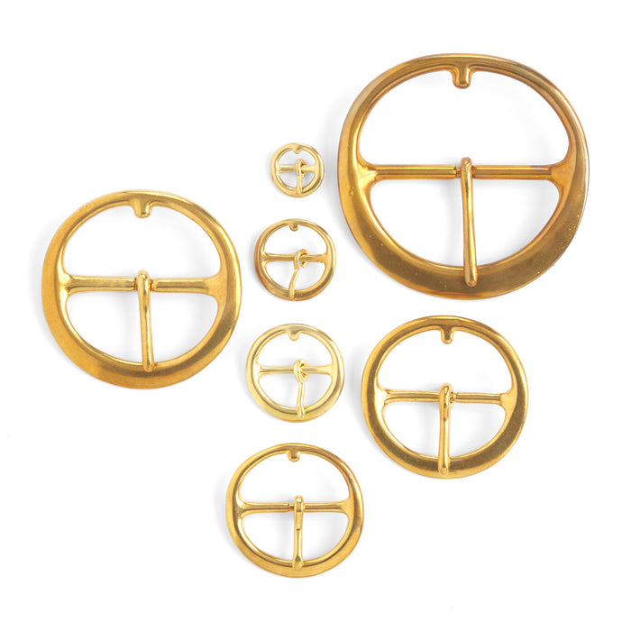 Shiloh Round Buckle Solid Brass — Tandy Leather, Inc.