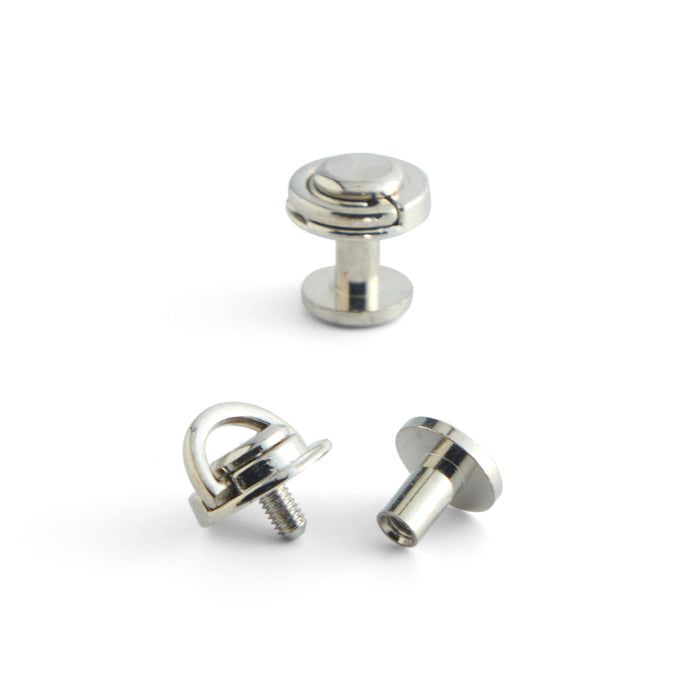 Screw Post with D-Ring 2 Pack