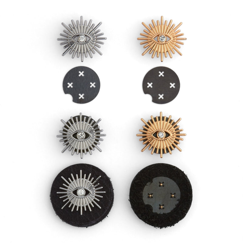 Lot de 4 clous décoratifs Mystical Eye
