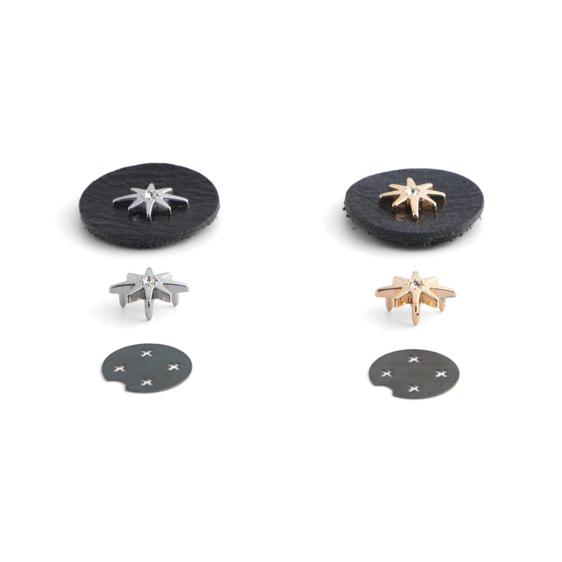 Lot de 4 clous décoratifs Mystical Star