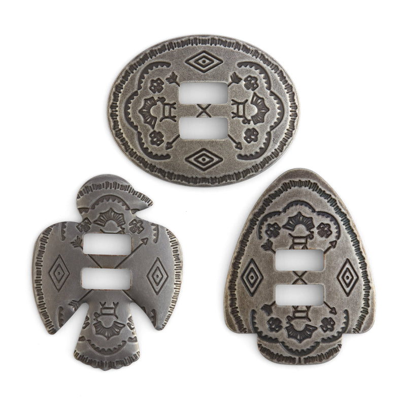 Paquete de 6 conchos ranurados Southwest