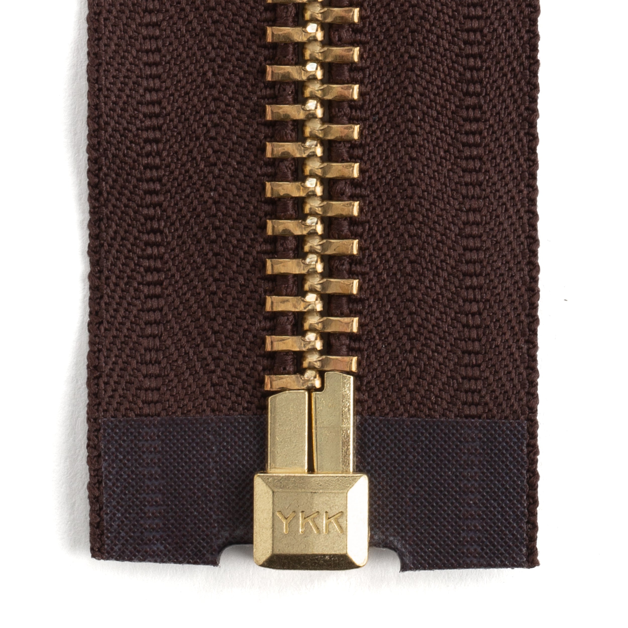 アクセサリー yup YKK #10 Brass Complete Chap Zipper | Tandy Leather — Tandy Leather
