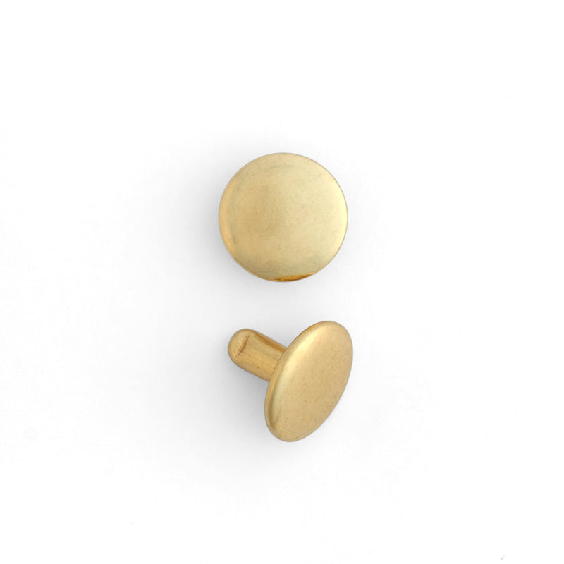 Wide Double Cap Rivets 100 Pack
