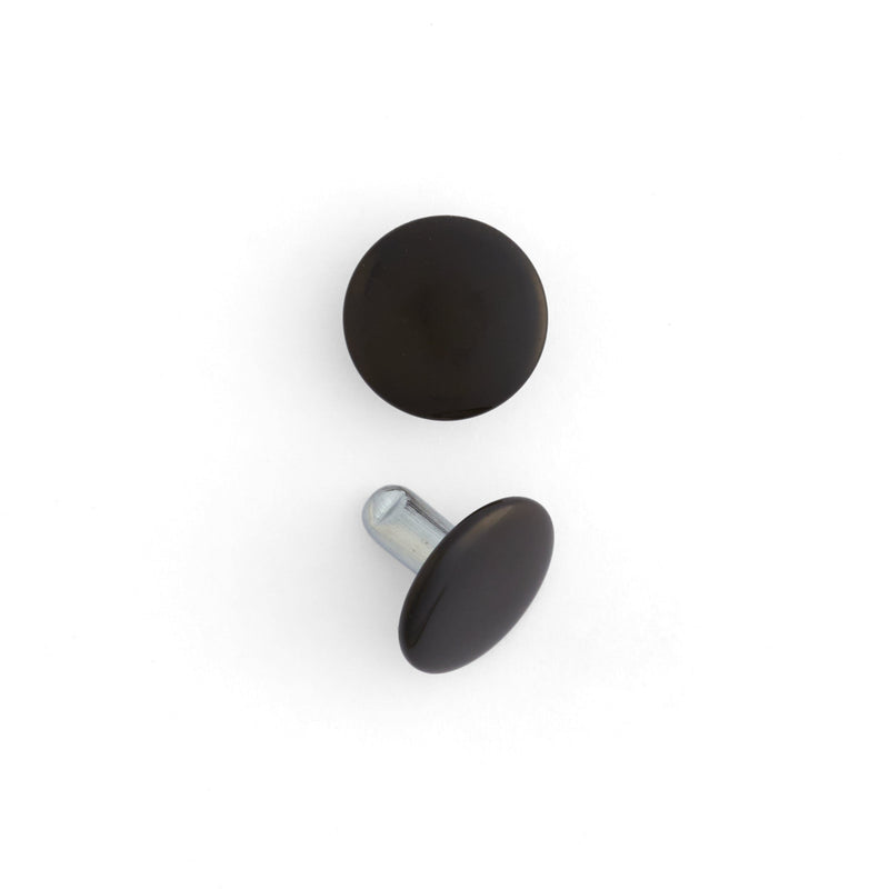 Wide Double Cap Rivets 100 Pack