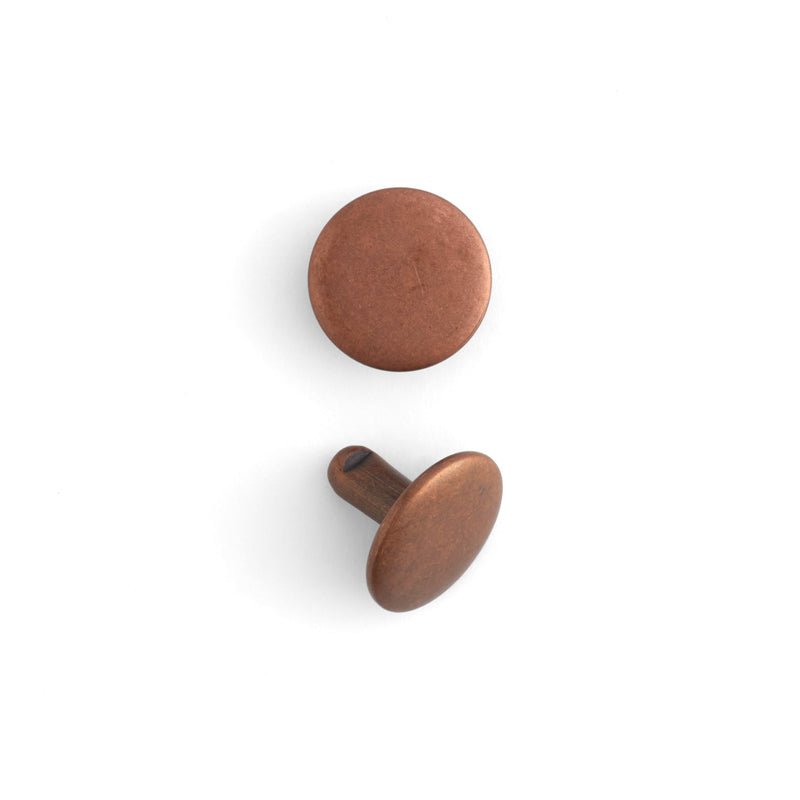 Wide Double Cap Rivets 100 Pack