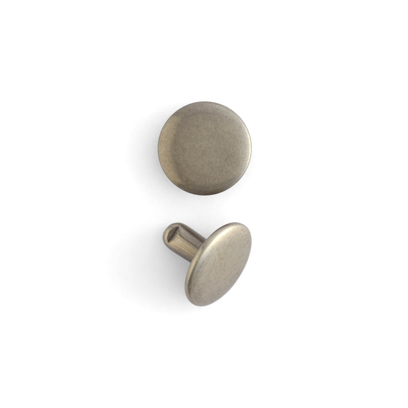 Wide Double Cap Rivets 100 Pack