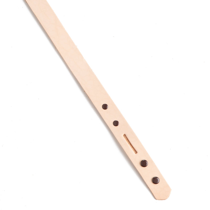 Cinturón de artesano en blanco
