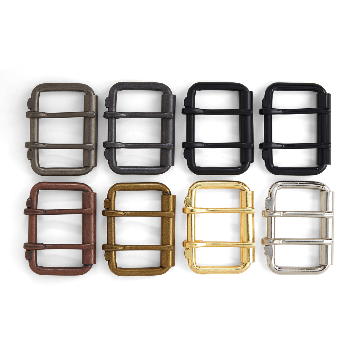 Heel Bar Strap Roller Buckle In Nickel - Foto 6