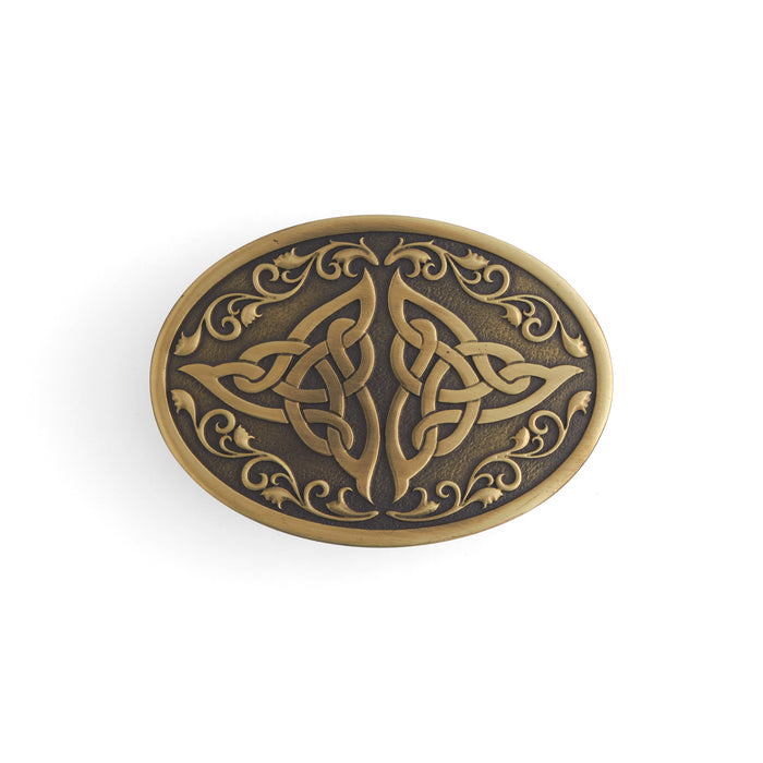 Celtic Triangle Knot Trophy Buckle