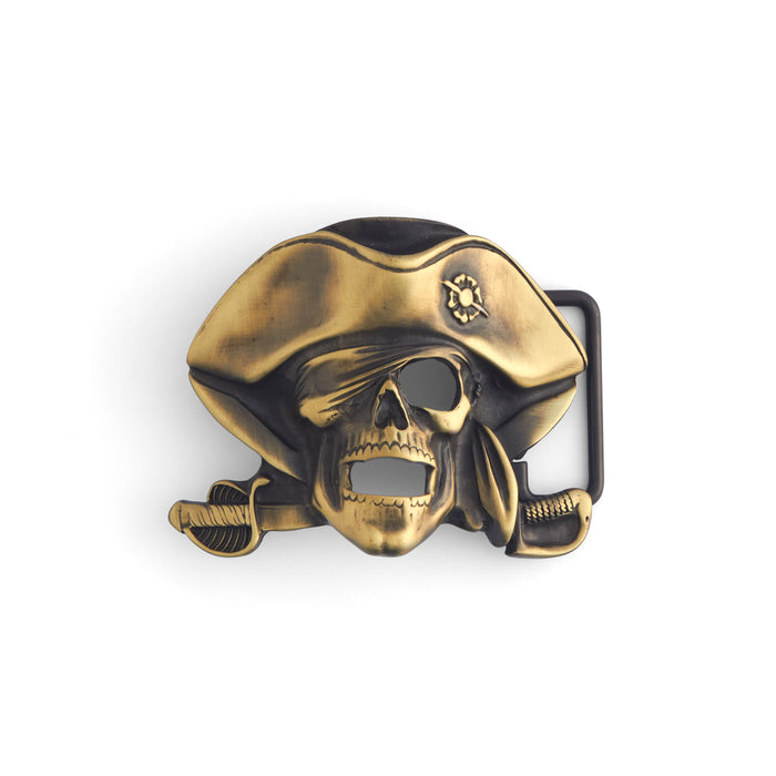 Pirate Skull Trophy Buckle