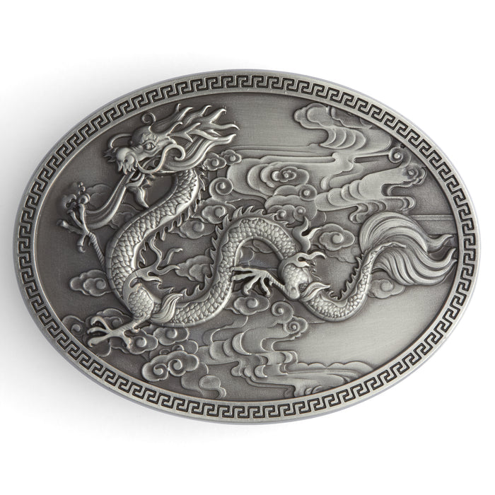 Oval Dragon Trophy Buckle