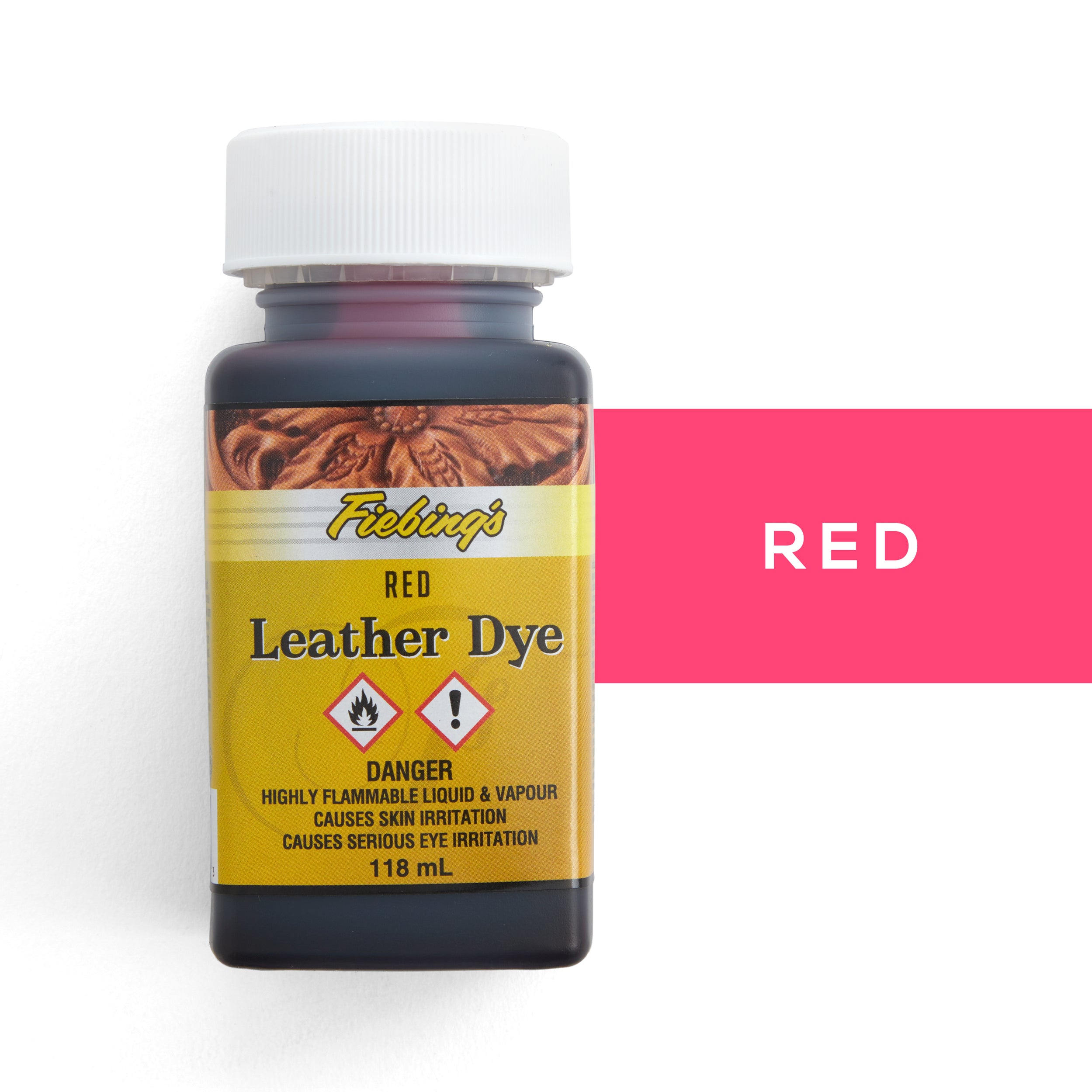 Teinture pour cuir - Fiebing's Leather dye - 118ml - Bordeaux foncé - Marron | Deco Cuir