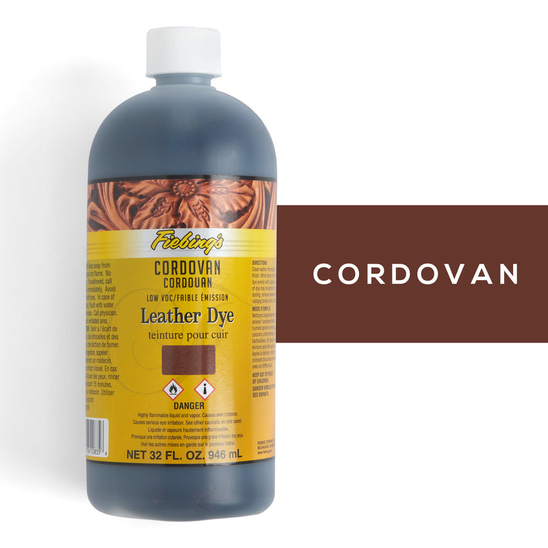 Tinte para cuero con bajo contenido de COV de Fiebing