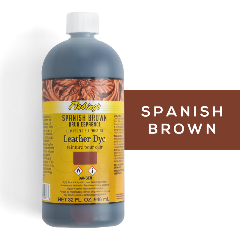 Tinte para cuero con bajo contenido de COV de Fiebing